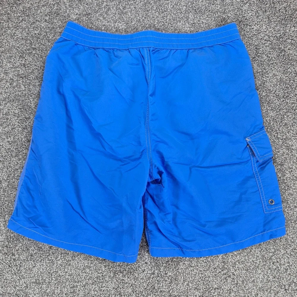 Polo‎ Ralph Lauren Swim Trunks Mens Small Blue Cargo Pocket Mesh Lined Shorts